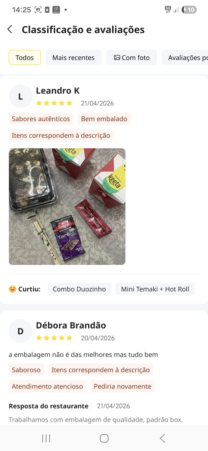 Foto avaliação Leandro K